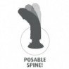 KING COCK - PENE VIBRADOR DE 25,5 CM CON TESTÍCULOS DE CARNE