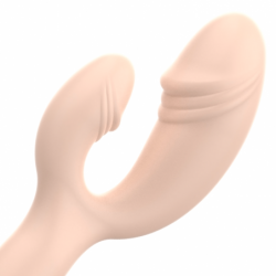 OHMAMA - VIBRADOR CLÁSICO CONEJO EDICIÓN NAVIDEÑA CARNE
