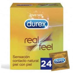 DUREX - REAL FEEL 24 UNIDADES