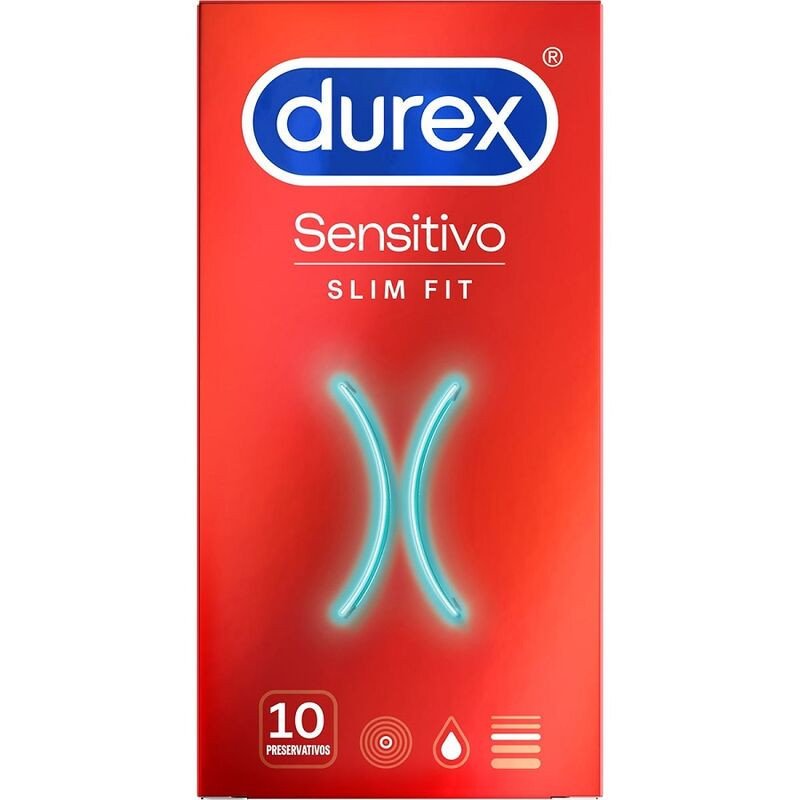 DUREX - SENSITIVE SLIM FIT 10 UNIDADES
