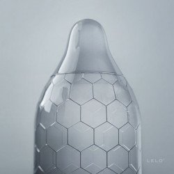 LELO - CAJA DE PRESERVATIVOS HEXAGONALES (3 UNIDADES)
