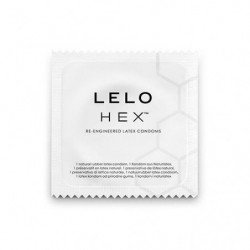 LELO - CAJA DE PRESERVATIVOS HEXAGONALES (3 UNIDADES)