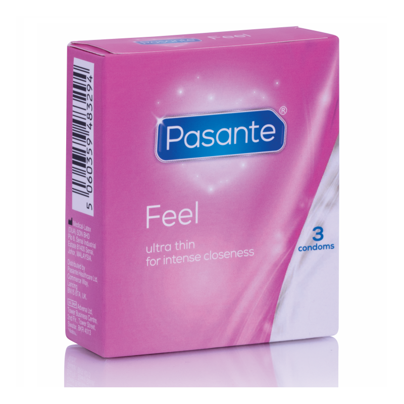 PASANTE - PRESERVATIVOS SENSIBLES ULTRA FINOS 3 UNIDADES