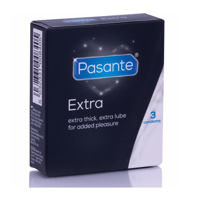 PASANTE - CONDÓN EXTRA EXTRA GRUESO 3 UNIDADES