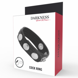 DARKNESS - LEATHER ANILLO...