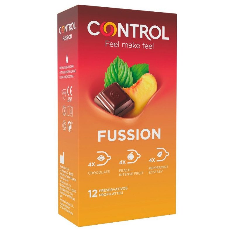 CONTROL - FUSSION PRESERVATIVOS 12 UNIDADES