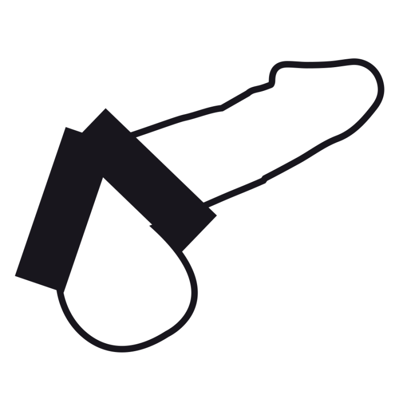 OSCURIDAD - ANILLO PARA PENE DOBLEMENTE FLEXIBLE