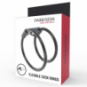 OSCURIDAD - ANILLO PARA PENE DOBLEMENTE FLEXIBLE