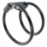 OSCURIDAD - ANILLO PARA PENE DOBLEMENTE FLEXIBLE