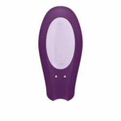 SATISFYER - DOUBLE JOY CON APP MORADO