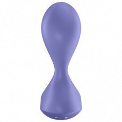 SATISFACTOR - APLICACIÓN DE TAPÓN VIBRATORIO SWEET SEAL VIOLETA
