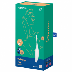 SATISFACTOR - VIBRADOR DE CLÍTORIS CON PUNTA GIRATORIA DE PLACER BLANCO