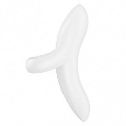 SATISFACTOR - VIBRADOR DE DEDO BOLD LOVER BLANCO