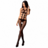PASIÓN - BODY STOCKING PARA MUJER BS084 NEGRO TALLA ÚNICA