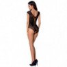 PASIÓN - BODY STOCKING PARA MUJER BS064 NEGRO TALLA ÚNICA