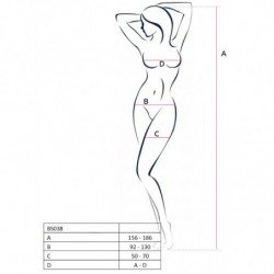 PASIÓN - BODY BLANCO PARA MUJER BS038 TALLA ÚNICA