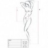 PASSION - WOMAN BS035 BODYSTOCKING BLANCO TALLA UNICA
