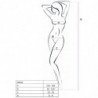 PASSION - WOMAN BS032 BODYSTOCKING ROJO TALLA UNICA