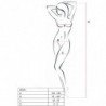 PASIÓN - BODY STOCKING PARA MUJER BS031 NEGRO TALLA ÚNICA