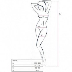 PASIÓN - BODY BLANCO PARA MUJER BS020 TALLA ÚNICA