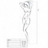 PASSION - WOMAN BS017 BODYSTOCKING BLANCO TALLA UNICA