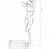 PASIÓN - MUJER BS013 BODY STOCKING BLANCO TALLA ÚNICA