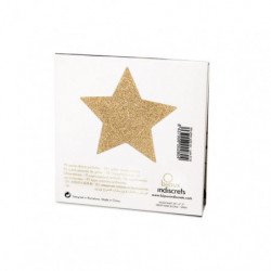 JOYERÍA - CUBREPEZONES FLASH CON ESTRELLA DORADA