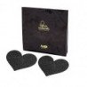 BIJOUX - INDISCRETS FLASH CORTES DE PEZONES CON FORMA DE CORAZÓN NEGRO