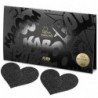 BIJOUX - INDISCRETS FLASH CORTES DE PEZONES CON FORMA DE CORAZÓN NEGRO