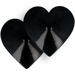 COQUETTE CHIC DESIRE - CUBREPEZONES BLACK HEARTS