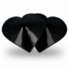 COQUETTE CHIC DESIRE - CUBREPEZONES BLACK HEARTS