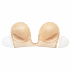 BYE-BRA - SUJETADOR SIN ASAS FORMA U BEIGE COPA E
