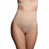 BYE-BRA - FAJA SIN COSTURAS ESTILO TANGA BEIGE TALLA S