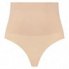 BYE-BRA - FAJA SIN COSTURAS ESTILO TANGA BEIGE TALLA S