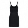 BYE-BRA - SINGLE VESTIDO INVISIBLE NEGRO TALLA L