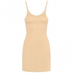 BYE-BRA - SINGLE VESTIDO INVISIBLE BEIGE TALLA XL