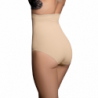 BYE-BRA - FAJA SIN COSTURAS ESTILO BRAGUITAS BEIGE TALLA S
