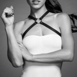 BIJOUX - ARNESCO DE PECHO CON LABERINTO CRUZADO INDISCRETS NEGRO