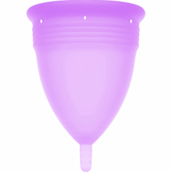STERCUP - COPA MENSTRUAL DE SILICONA FDA VIOLETA - TALLA S