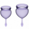 SATISFACTOR - COPA MENSTRUAL FEEL GOOD MORADA 15 + 20 ML