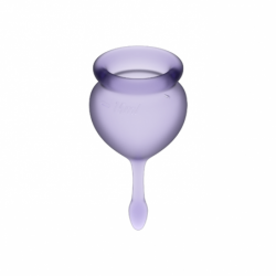 SATISFACTOR - COPA MENSTRUAL FEEL GOOD MORADA 15 + 20 ML