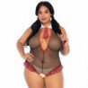 LEG AVENUE - BODY DE FITNESS SIN ENTREPIERNA PARA COLECCIONISTAS, TALLA GRANDE