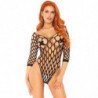 LEG AVENUE - TEDDY CON AGUJEROS TALLA UNICA