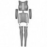 LEG AVENUE - VESTIDO CON LIGUERO Y GUANTES TALLA UNICA