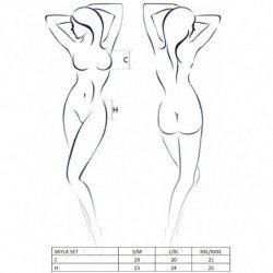 PASSION - WOMAN SAYLA SET NEGRO TALLA L/XL