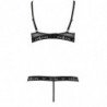 PASSION - KYOUKA SET DOS PIEZAS NEGRO S/M