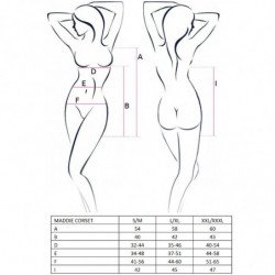 PASSION - WOMAN MADDIE CORSET NEGRO TALLA S/M