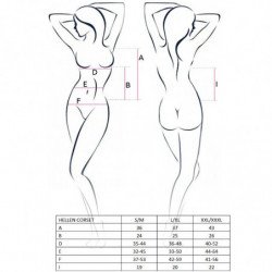 PASSION - WOMAN HELLEN CORSET NEGRO TALLA L/XL