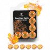 SECRETPLAY - SET DE 6 BOLAS BRASILEÑAS CON EFECTO DE CALOR