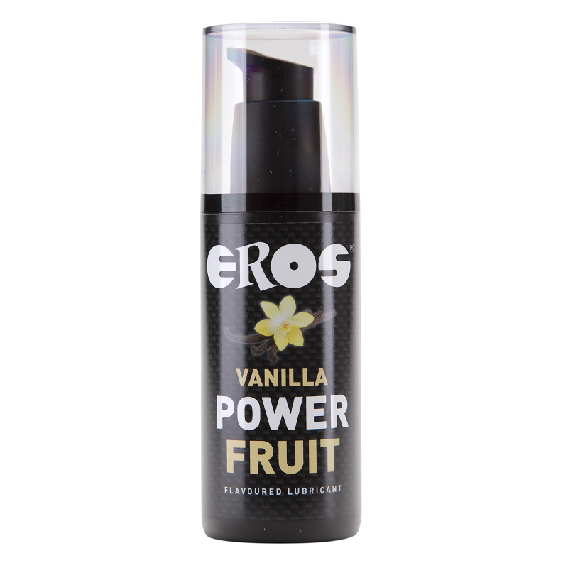 LÍNEA EROS POWER - LUBRICANTE CON SABOR A VAINILLA Y FRUTAS